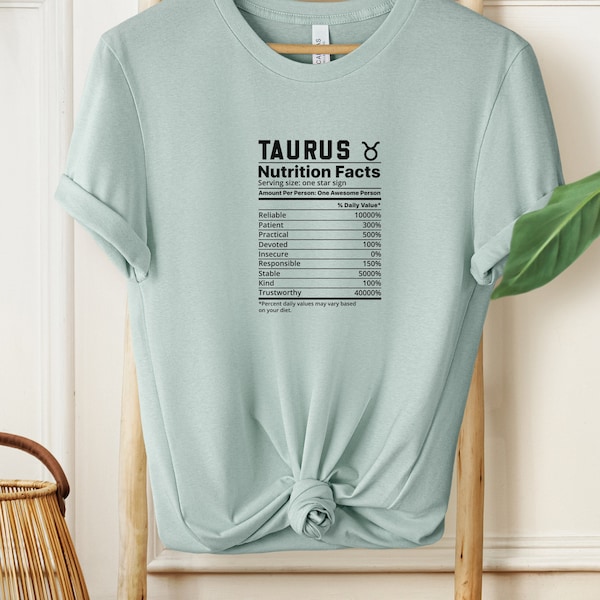 Taurus Shirt,Taurus Tshirt,Taurus Tee,Taurus Horoscope Sign Gift,Astrology Gifts,Horoscope Gifts,Custom Birth Sign Gifts,Zodiac Sign Gifts