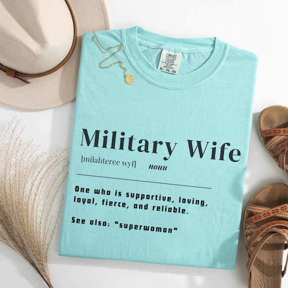 Military Sweatshirt Military Wife Shirt Mom Gift Family Apparel