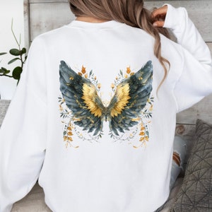 Womens Sweatshirt Cozy Hoodie Whimsical Shirt Boho Clothing Cottagecore