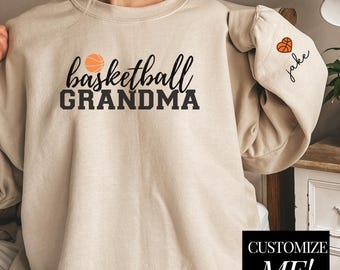 Basketball Grandma Sweatshirt Basketball Grandma Shirt Proud Grandma Shirt Gift for Grandma Bball Fan Gift Basketball Fan Shirt Mothers Day