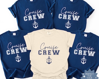 Custom Cruise Crew Shirt Matching Group Vacation Tee Personalized Family Cruise Shirt Custom Cruise Trip Shirt 2026 2026 Cruise Crew Unisex