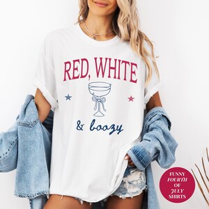 Grappige Fourth of July shirt Independence Day Tee patriottische shirt rood wit en blauw top brutaal 4 juli shirt party outfit BBQ-T-shirt voor zomer