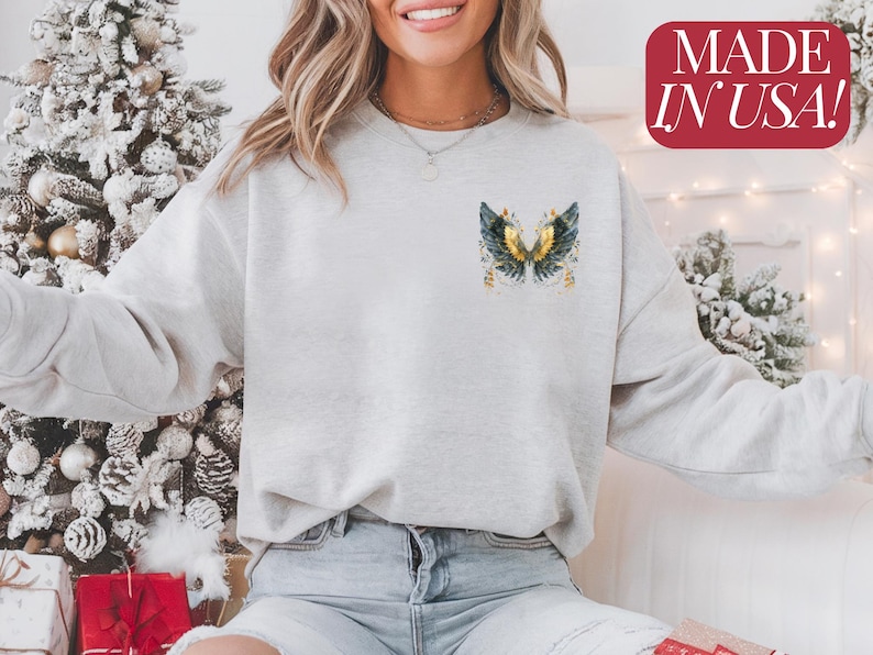 Back of Shirt Design Boho Shirt Cottagecore Sweatshirt Cozy Hoodie for Women Sweatshirt Fairycore clothing Whimsical Gifts Comfy Sweatshirt