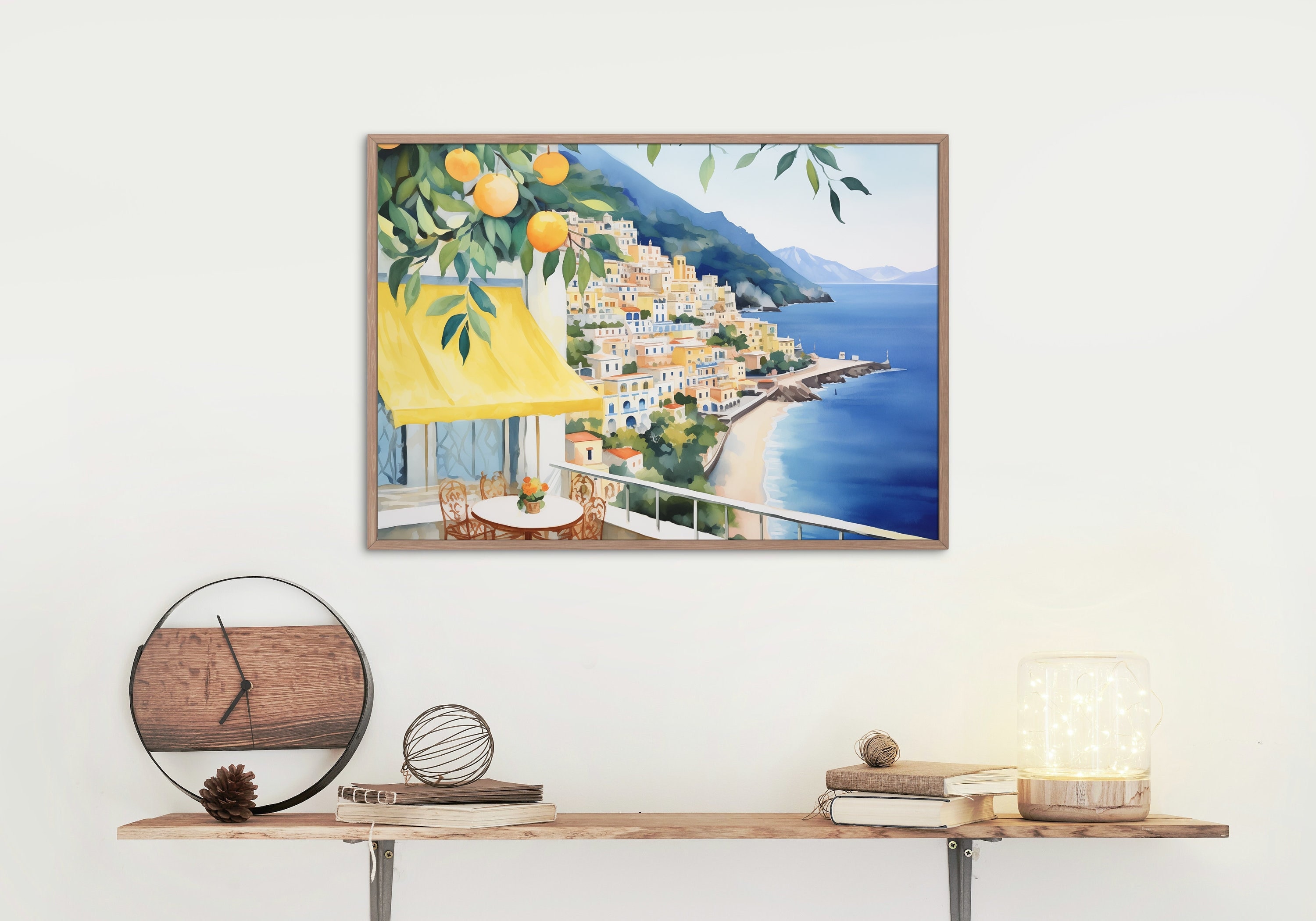 Amalfi Coast Watercolor Travel preview 5