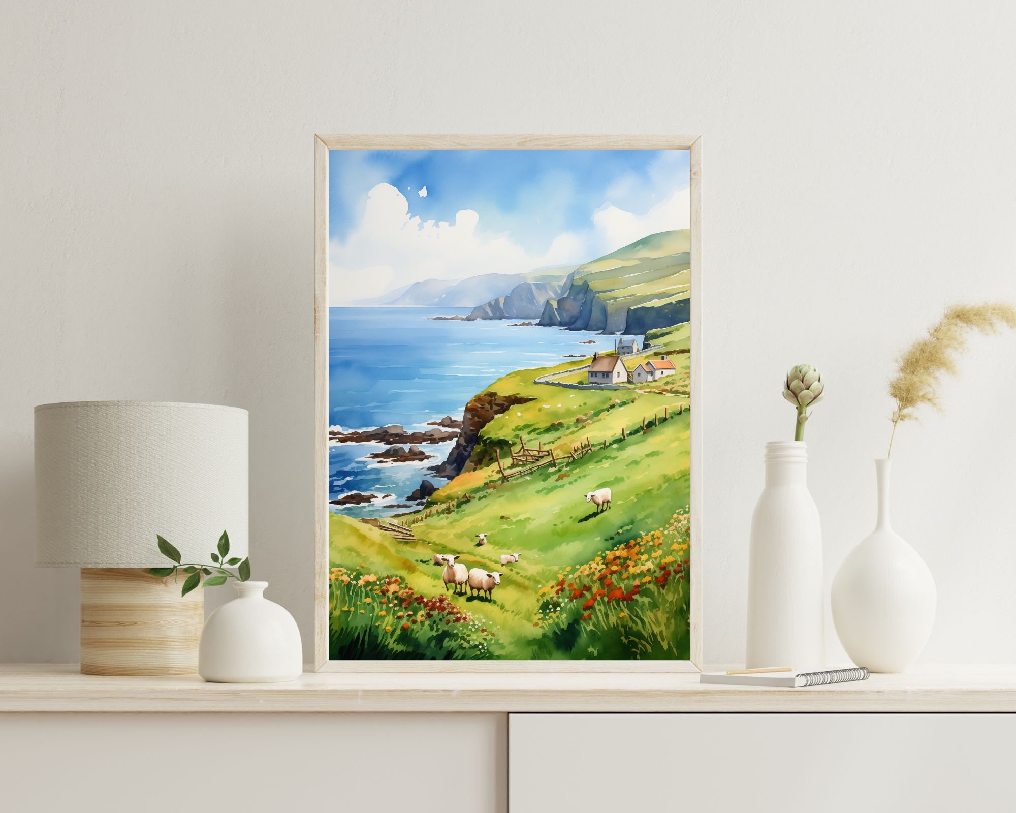 Ireland Coastal Meadow Landscape preview 2