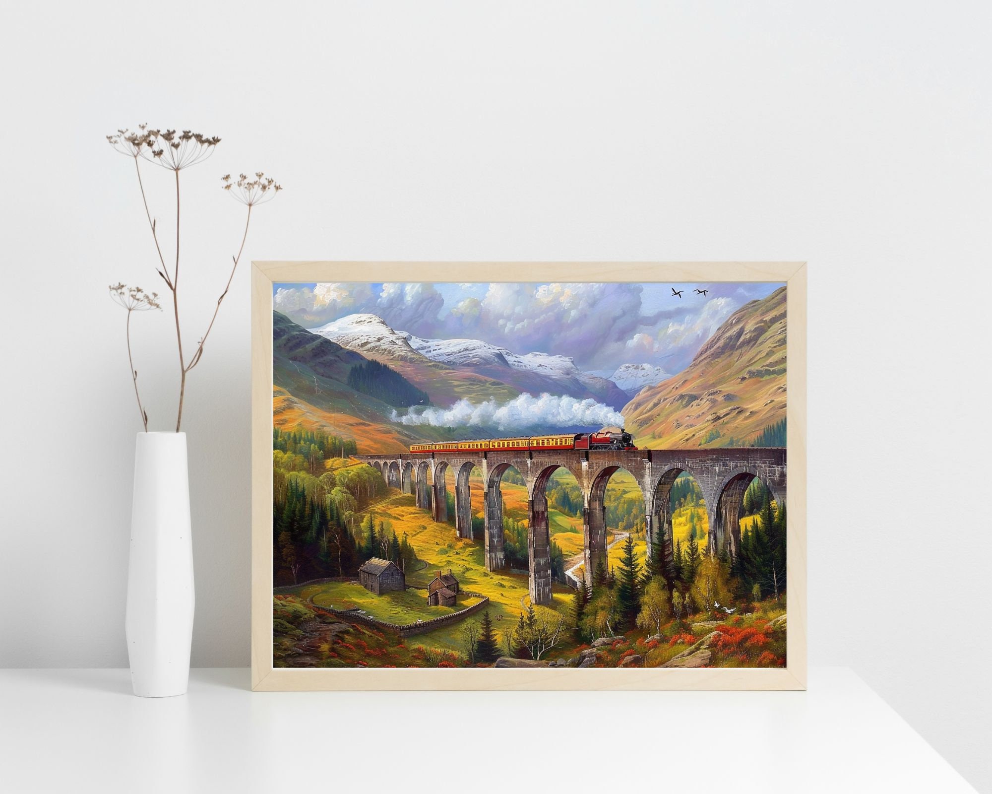 Misty Glenfinnan Viaduct Scene preview 3
