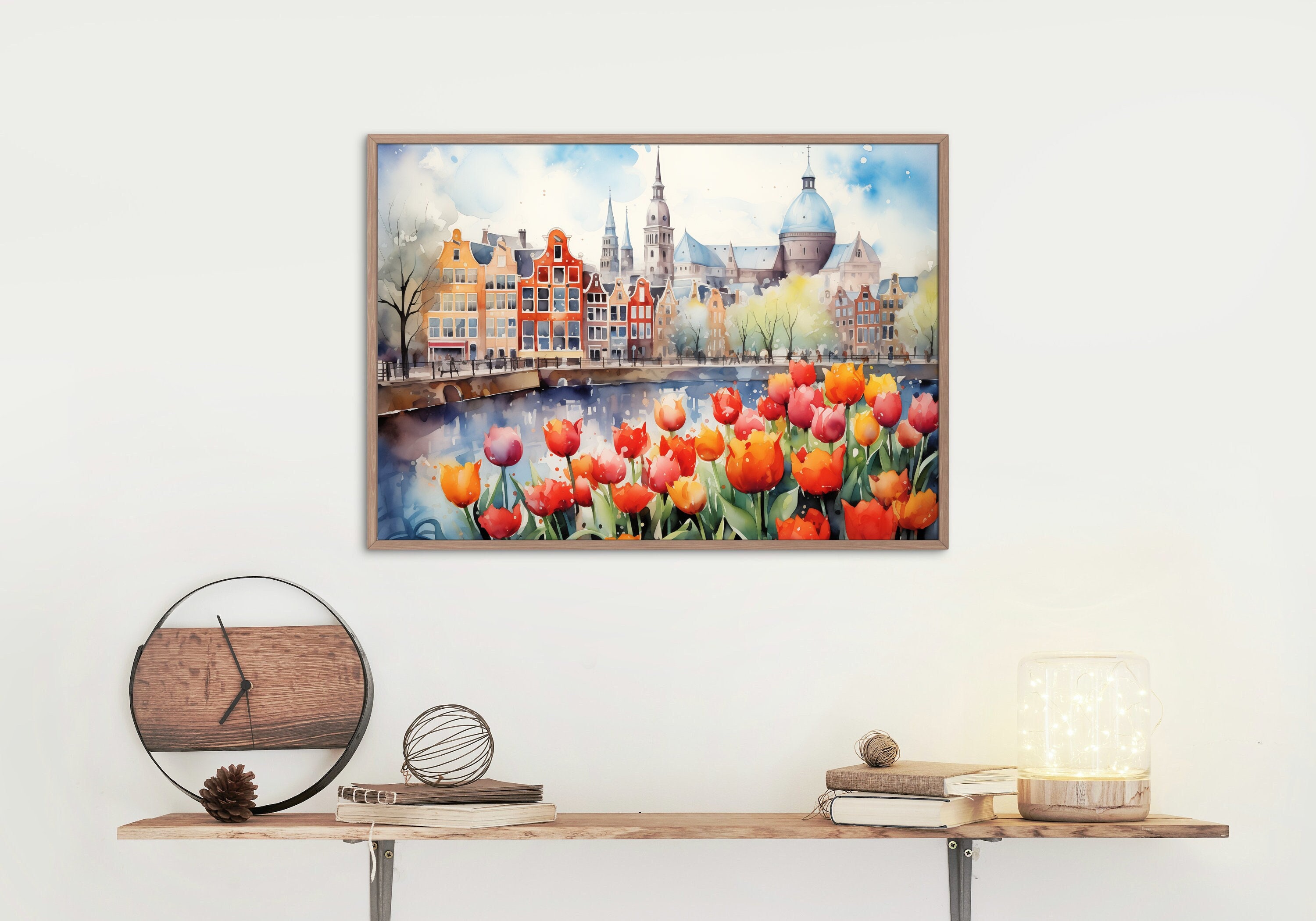 Amsterdam Tulips Colorful Field preview 4