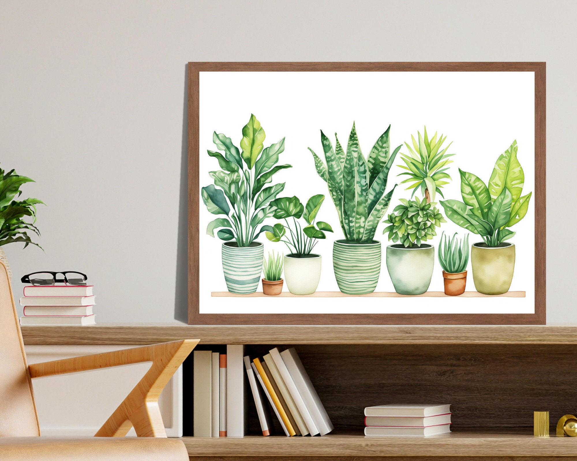 Lush Potted Houseplant preview 3