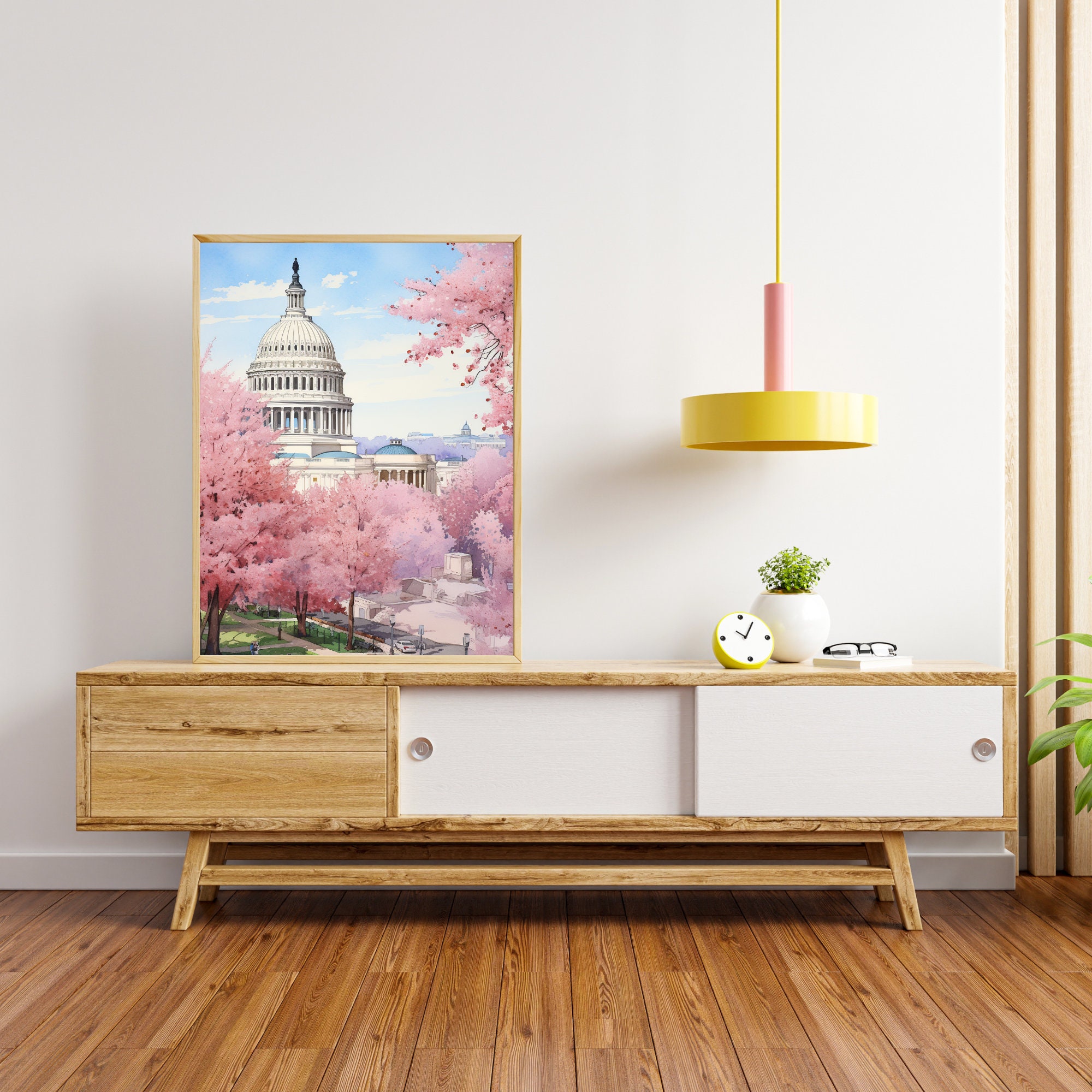 Capitol Blossoms Watercolor preview 3