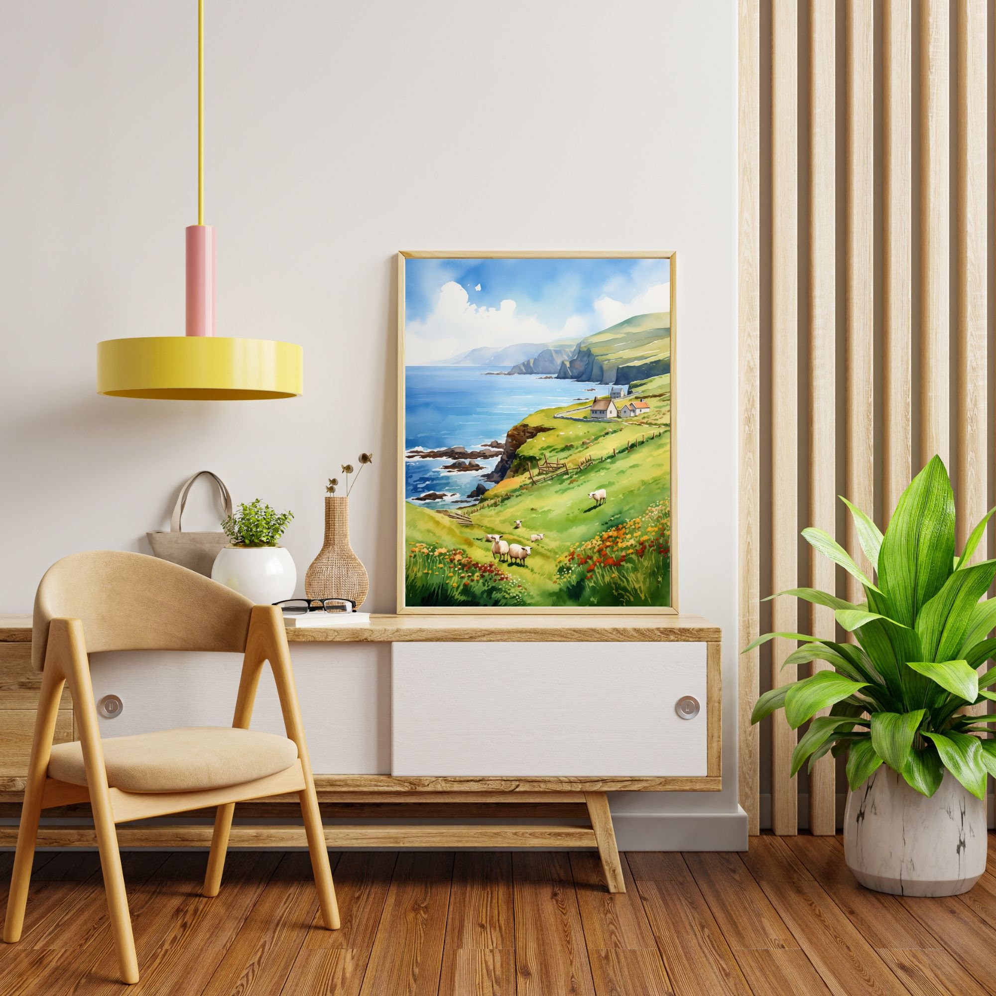Ireland Coastal Meadow Landscape preview 5