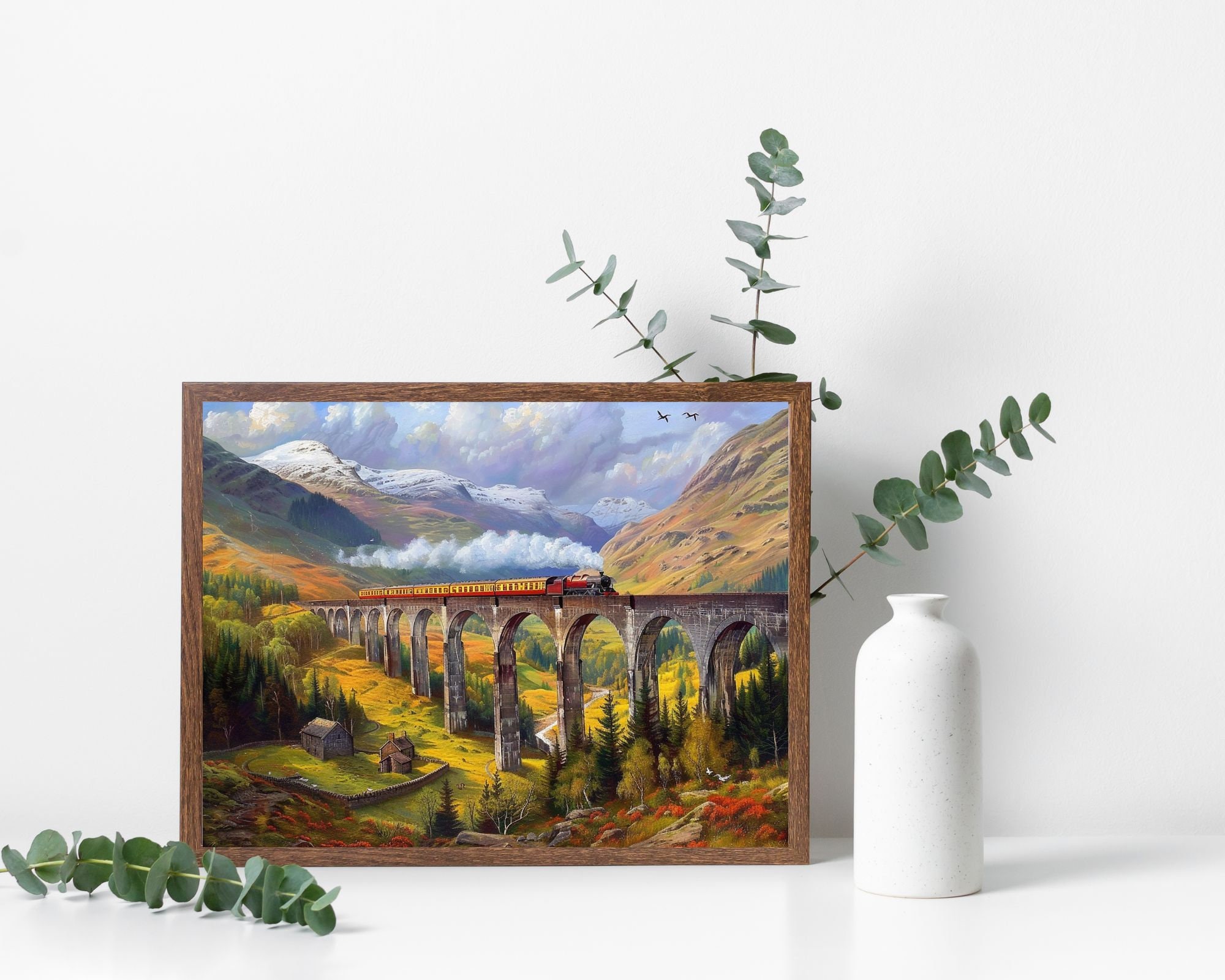 Misty Glenfinnan Viaduct Scene preview 5