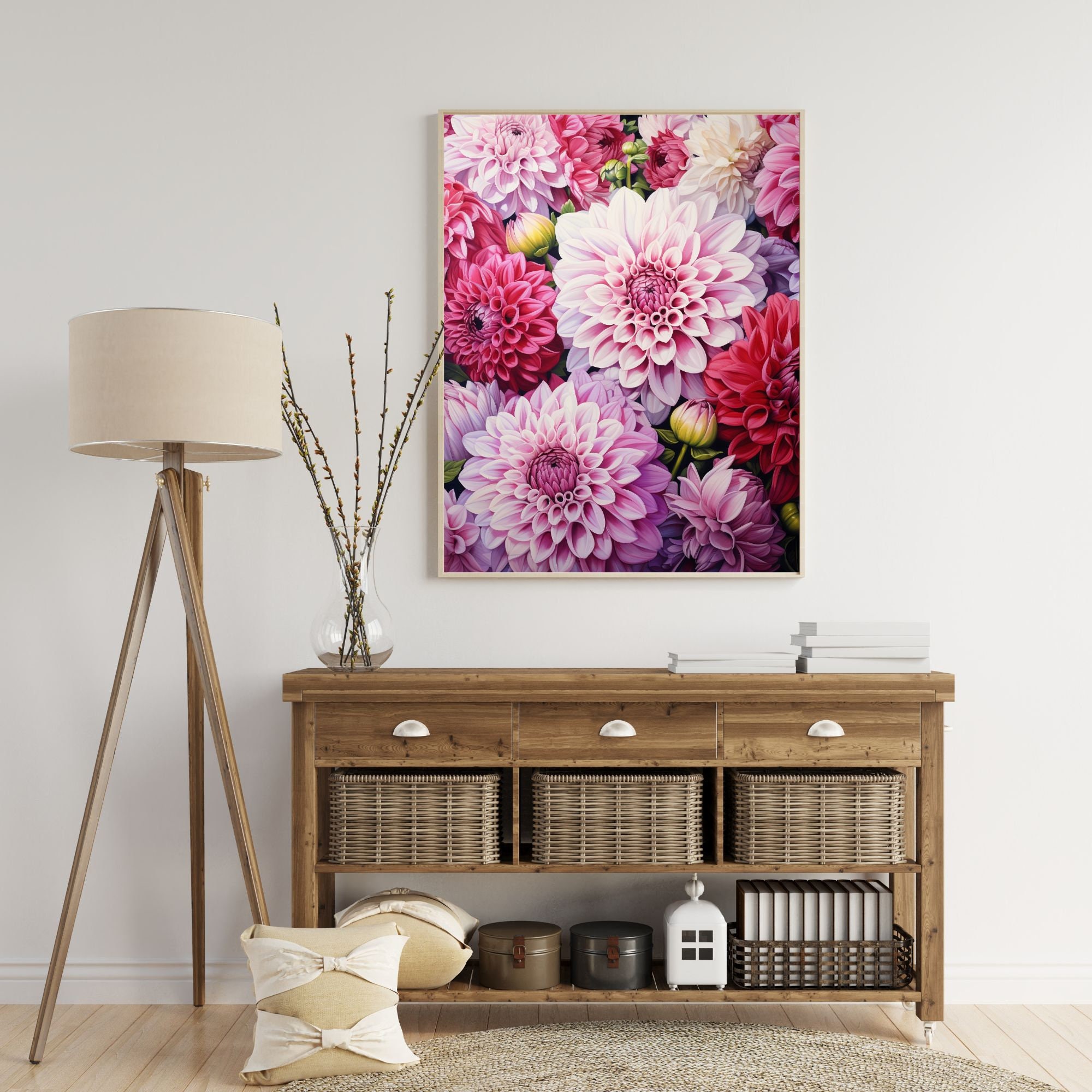 Vibrant Dahlia Bouquet Arrangement preview 3