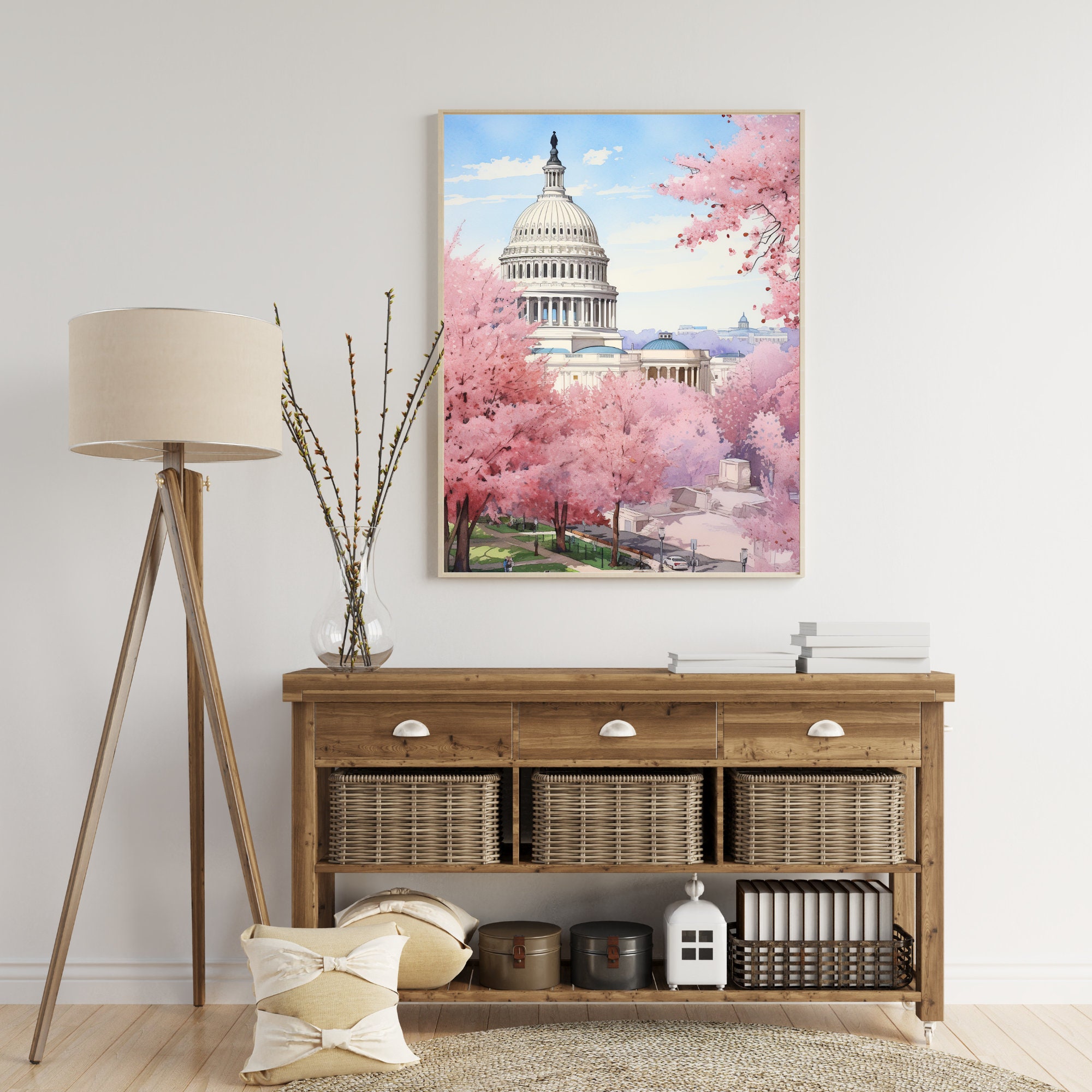 Capitol Blossoms Watercolor preview 5