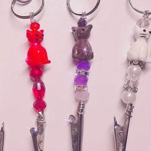 ATM-kaartclips kattencollectie, cadeau voor rokers, armbandmaatje, helper lange nagel, creditcardhelper, kattenliefhebbers