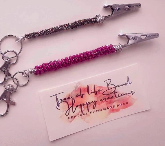 Atm card clip, Bracelet Buddy , long nail helepr , debit card Grabber , Miyuki seed glass Beaded
