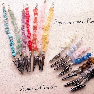 Echte kristallen kaartclip, gratis mini-pinautomaatkaartclip Debetkaartclip, multifunctionele kaartclip, armbandhelper, armbandmaatje, hulpmiddel voor lange nagels