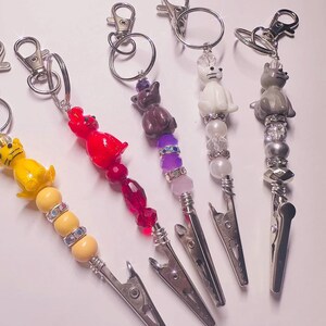 ATM-kaartclips kattencollectie, cadeau voor rokers, armbandmaatje, helper lange nagel, creditcardhelper, kattenliefhebbers