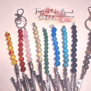 Mystery Genuine Gemstone ATM-kaartclip - grijper met lange spijker en armband Een stijlvol hulpmiddel voor debetcreditcards dat grijpt, zodat je het niet hoeft te doen