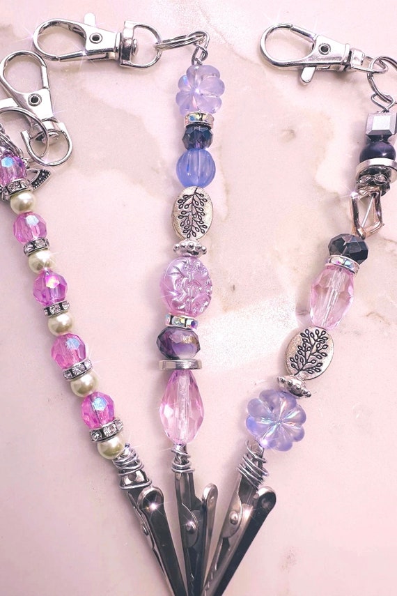 ATM Card Clip, Long Nail Card Clip, charmed Keychain, Card Grabber all in one, bracelet helper, Crystal Butterfly