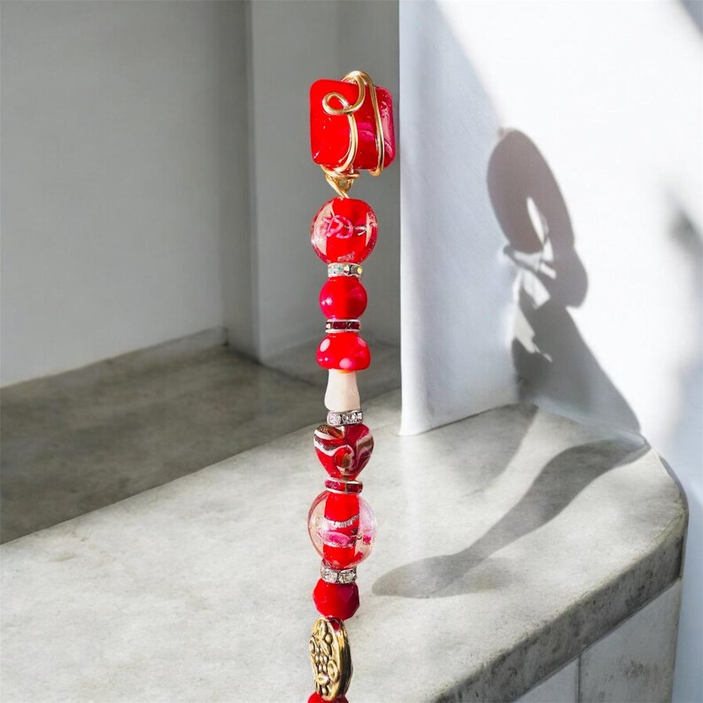 10 Garden Fairy Wands , Plant Sticks, Garden Wands, Garden Art, Plant