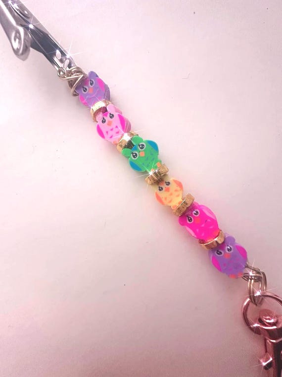 Owl atm card clip, chic clip , long nail helper , smokers gift clip, bracelet bud helper,