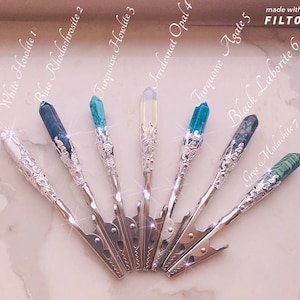 Echte reiki-edelsteenkaartclips, pinautomaatclips, lange nagelhelper, armbandhelper, cliparmbandmaatje, slakbeschermer