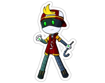 Thad-murderdrones Glossy Vinyl Sticker