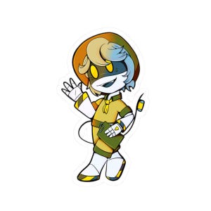 Camp Counselor N-murderdrones Sticker