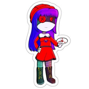 Doll-murderdrones Sticker