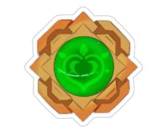 Genshin Stickers- Liyue Style Dendro Vision