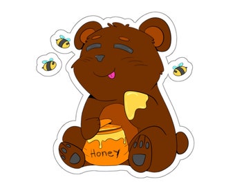 Happy Honey Bear Sticker