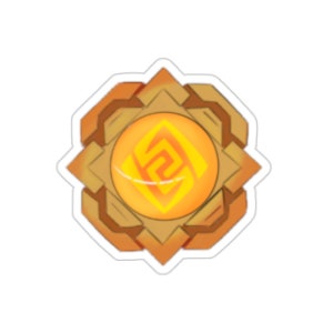 Genshin Stickers- Liyue Style Geo Vision