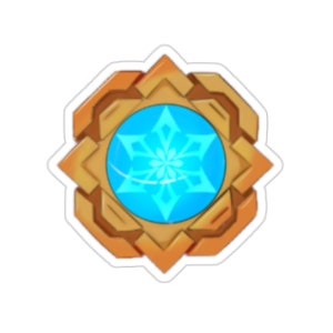 Genshin Stickers- Liyue Style Cryo Vision