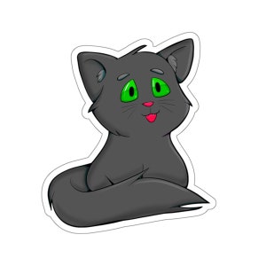 Black Cat Sticker