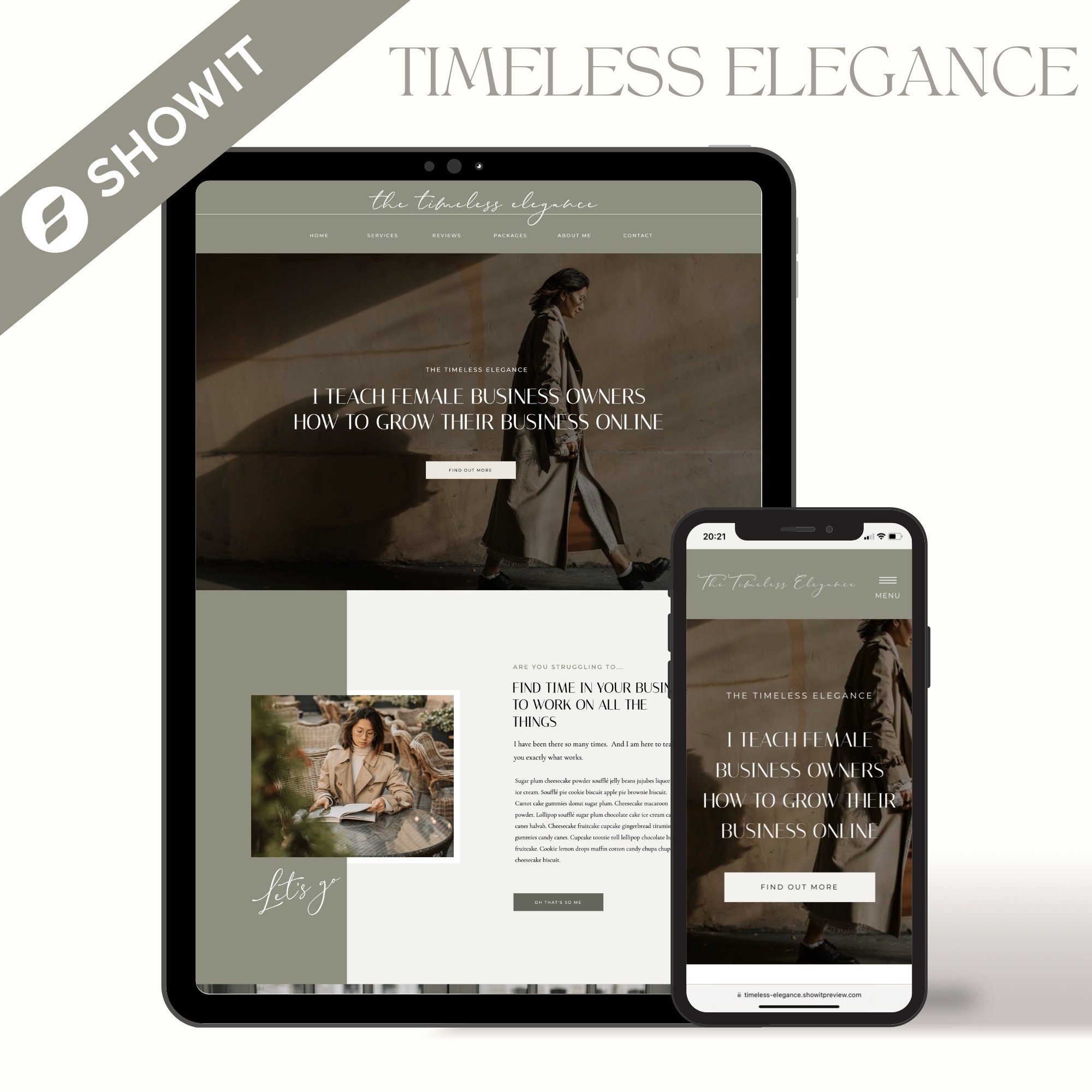 Showit Sales Page Template Showit Website Template Business Sales Showit Sales Page Template Showit Website Template Business Sales