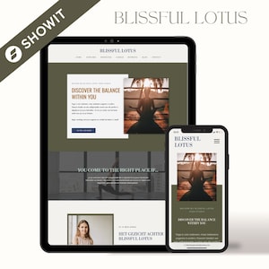Yoga Teachers Showit Website Template, Showit Template, Showit Website Template for Yoga Instructor, Yoga teacher, Yoga Website template