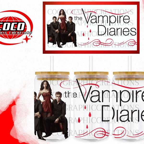 Vampire Diaries - Libbey Cup Wrap PNG