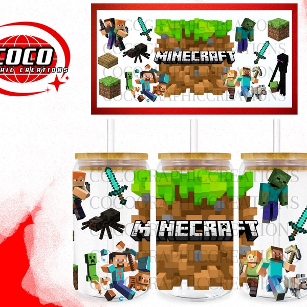 Minecraft - Libbey Cup Wrap PNG