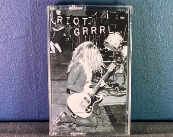 Riot Grrrl Punk Rock Compilation Cassette Tape 90s Mix Babes in Toyland Spitboy Bratmobile Sleater Kinney 7 Year Bitch UK