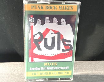 Punk Rock Cassette Tape - The Ruts "Something That I Said" Punk New Wave Compilation