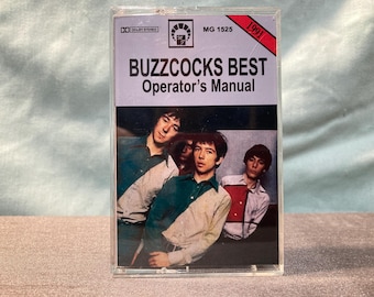 Punk Rock Cassette Tape - Buzzcocks - Operator's Manual - 30 Punk / New Wave Songs