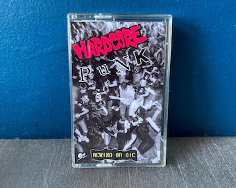 Hardcore Punk Cassette Tape - Rewind or Die: Misfits, Bad Brains (1999)