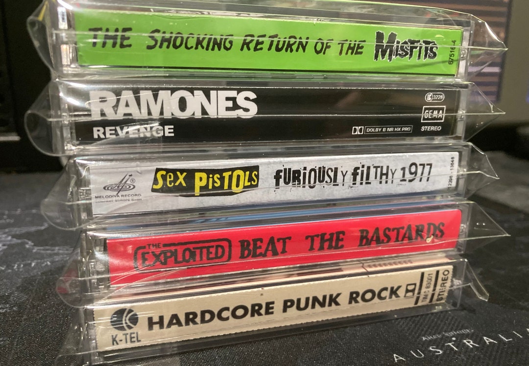 5 Punk Rock Cassette Tapes: the Misfits, Ramones, Sex