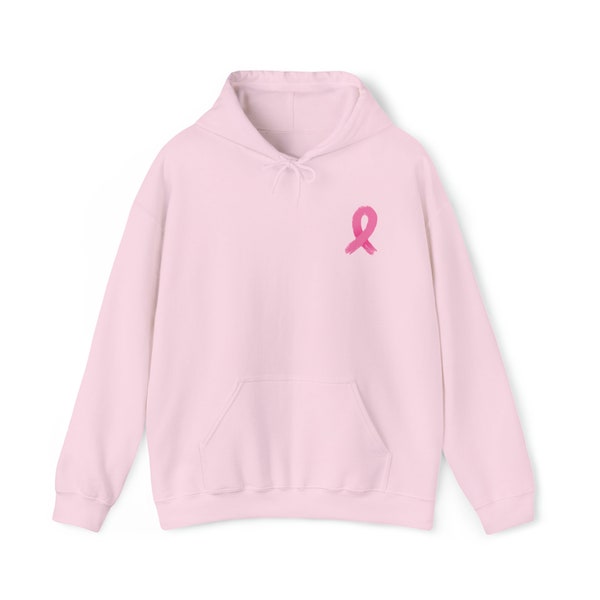 Breast Cancer Hooded Sweatshirt, Breast Cancer Gifts, Breast Cancer Awareness, Breast Cancer Survivor, Cancer Sweatshirt, Survivor, Warrior