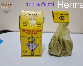 Organic Henna Powder: Natural Red Hair Color & Body Art