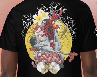 Nurture Revolution: Kali Lactans, breastfeeding, heavyweight black t-shirt