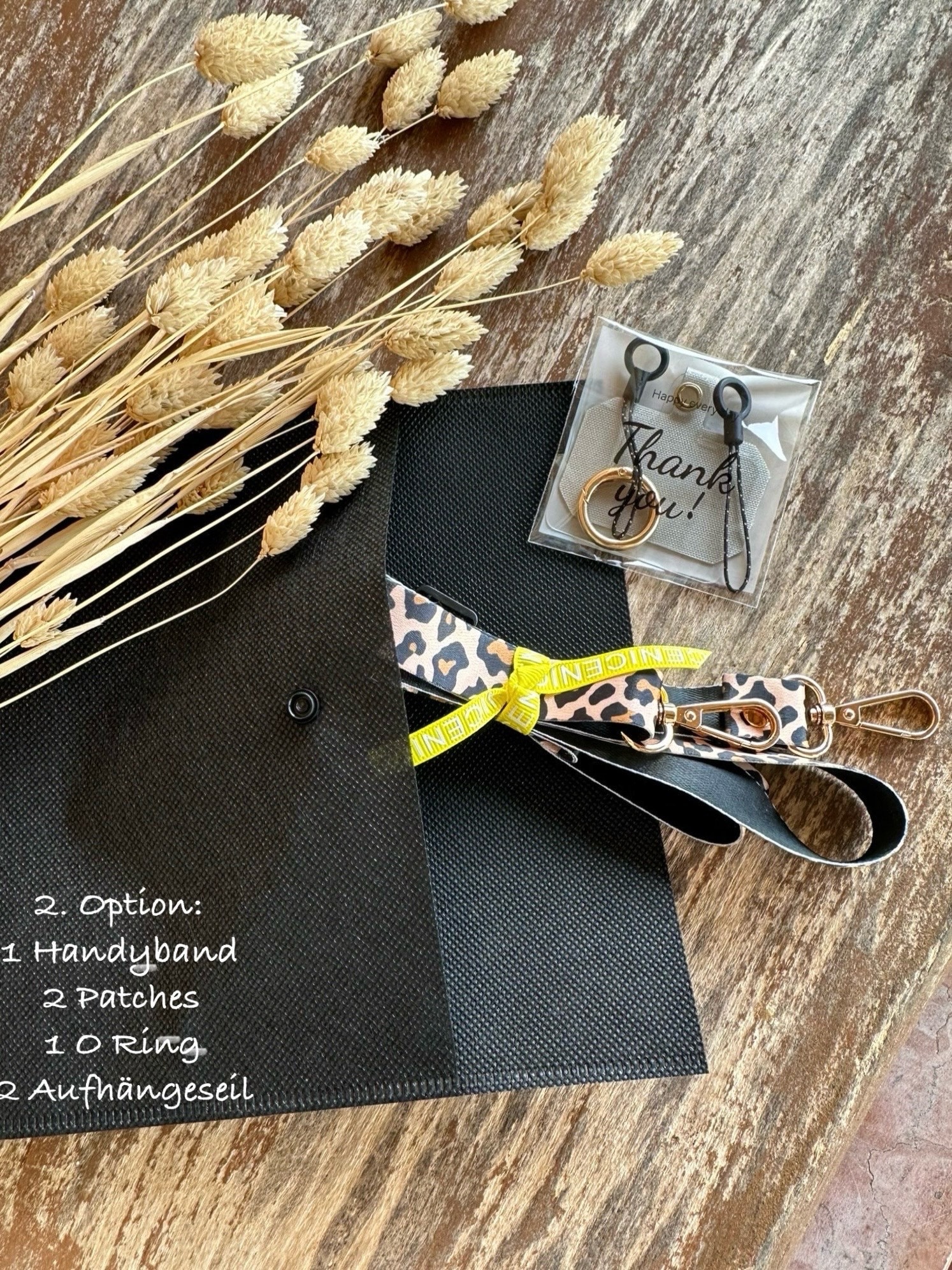 Dragonne Téléphone Portable Bohème Léopard – Silicone Court Avec Perles Et Coussinets Universels, Style Tendance Anti-Chute