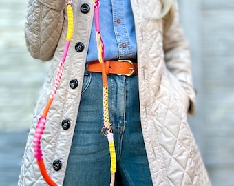 Handmade Macrame Phone Strap Set – Personalized with Pendant, Adjustable (40 cm/90 cm) For Phone, Wallet, Camera Boho Gift for Her