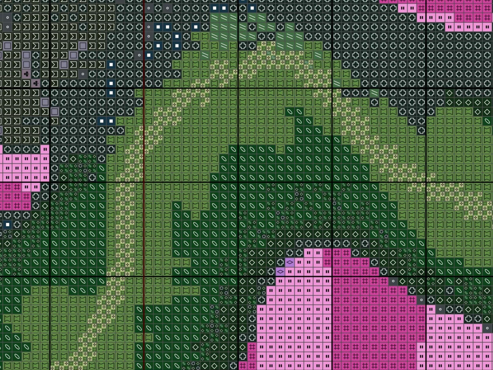 Cross Stitch Pattern Skull and Snake Embroidery Digital Format Etsy