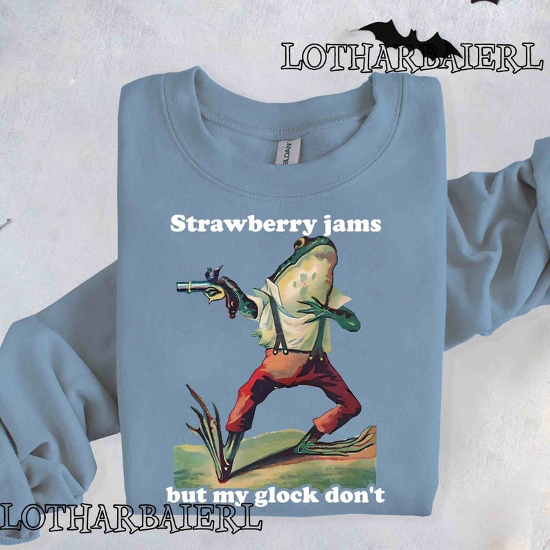 Strawberry Jams but My Glock Don't Shirt , Funny T-shirt Tshirt, Tee T ...